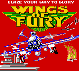 Wings of Fury Title Screen
